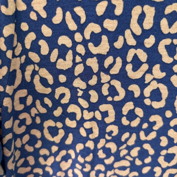 Boden Abigail Dress Navy Leopard Print Long Sleeve Stretchy Jersey Size 14 US - Picture 4 of 8